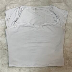 Hollister White Crop Top